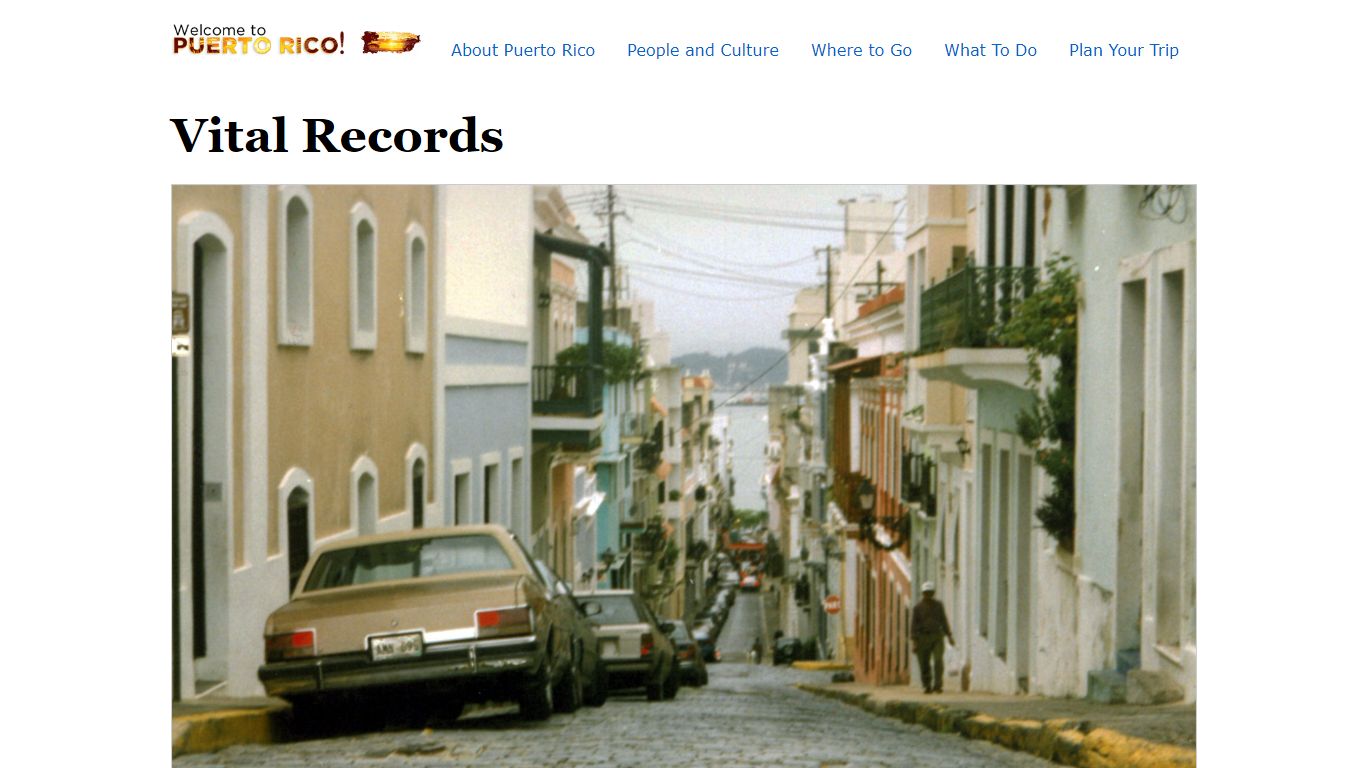 Puerto Rico Vital Records